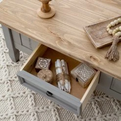 Maison Belfort Couchtisch Finca Rustica - Kiefer massiv - Kiefer Grau 23 Maison Belfort Couchtisch Finca Rustica - Kiefer massiv - Kiefer Grau -Wohnzimmermöbel boutique en ligne 1000178040 200507 14231900005 DETAILS P000000001000178040