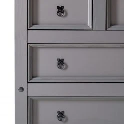 Maison Belfort Kommode Finca Rustica II - Kiefer massiv - Kiefer Grau -Wohnzimmermöbel boutique en ligne 1000178050 200417 12424600007 DETAILS P000000001000178050