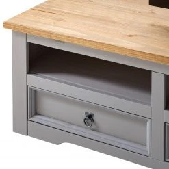 Maison Belfort TV-Lowboard Finca Rustica II - Kiefer massiv - Kiefer Grau -Wohnzimmermöbel boutique en ligne 1000178053 200422 06411400033 DETAILS P000000001000178053