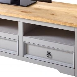 Maison Belfort TV-Lowboard Finca Rustica II - Kiefer massiv - Kiefer Grau -Wohnzimmermöbel boutique en ligne 1000178053 200422 06411500034 DETAILS P000000001000178053