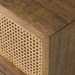 Ars manufacti TV-Lowboard Vina - Mango massiv / Wiener Geflecht - Mango / Schwarz -Wohnzimmermöbel boutique en ligne 1000178070 200225 13061200011 DETAILS P000000001000178070