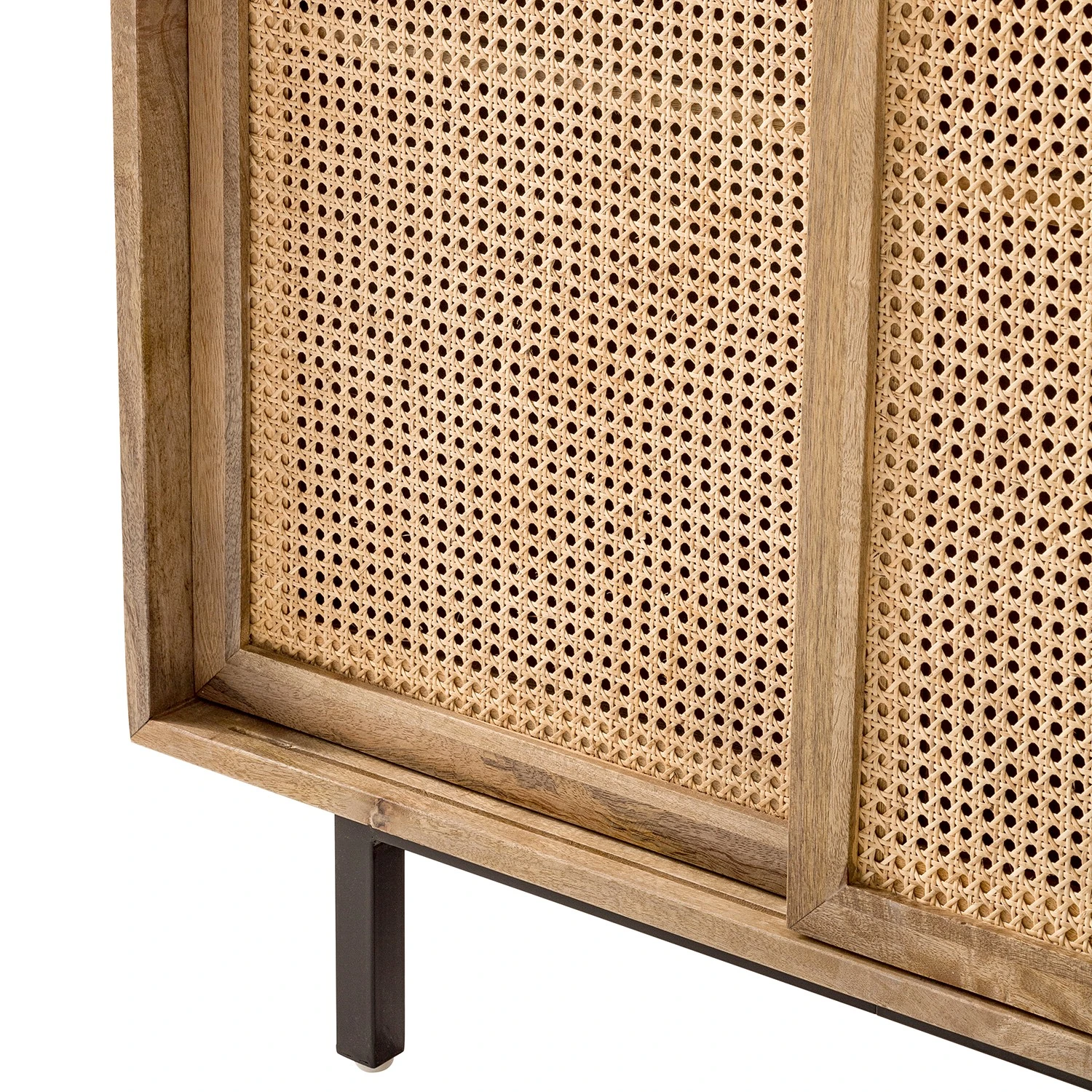 Ars manufacti Highboard Vina - Mango massiv / Wiener Geflecht - Mango / Schwarz 19 Ars manufacti Highboard Vina - Mango massiv / Wiener Geflecht - Mango / Schwarz – Bild 19