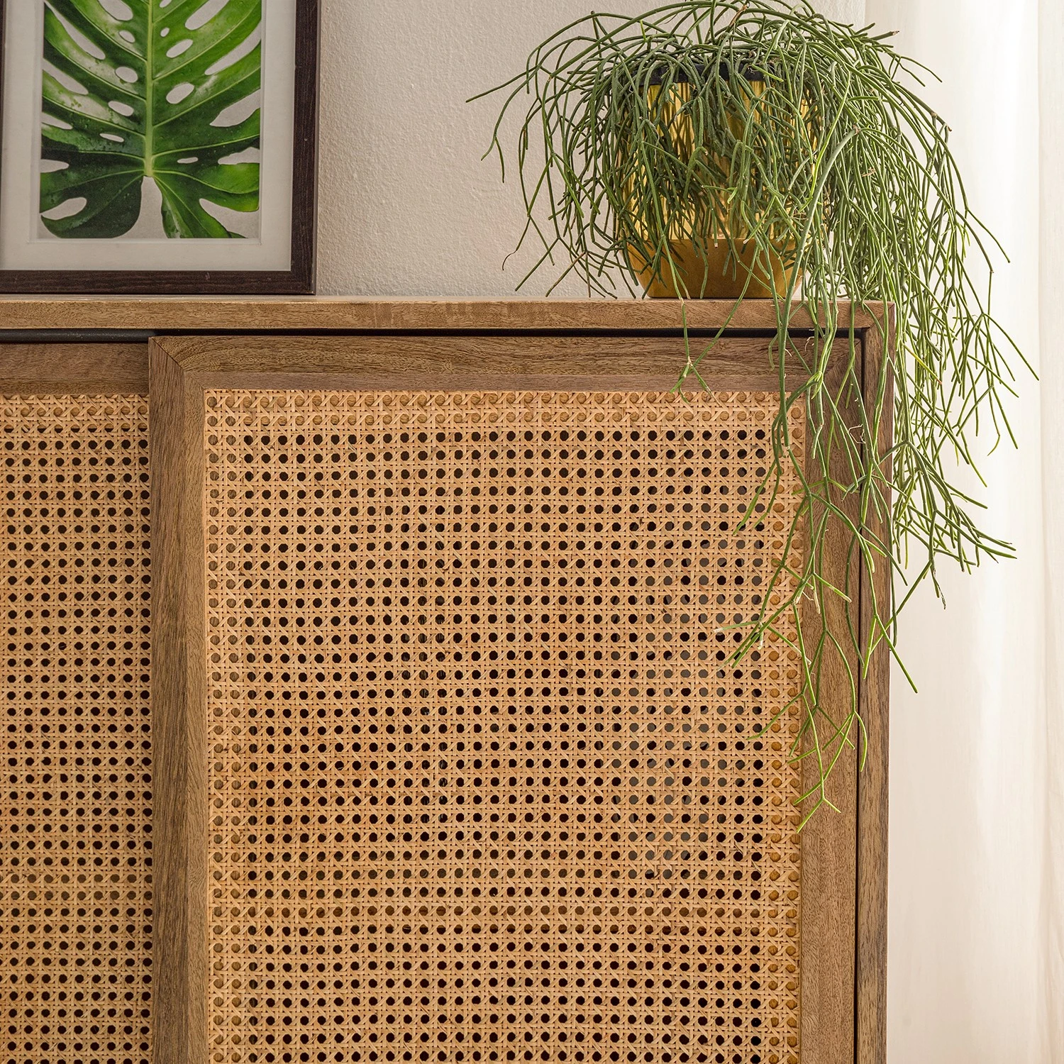 Ars manufacti Highboard Vina - Mango massiv / Wiener Geflecht - Mango / Schwarz 14 Ars manufacti Highboard Vina - Mango massiv / Wiener Geflecht - Mango / Schwarz – Bild 14