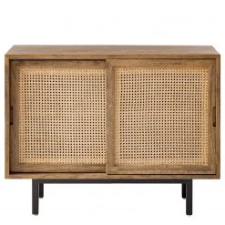 Ars manufacti Kommode Vina II - Mango massiv / Wiener Geflecht - Mango / Schwarz -Wohnzimmermöbel boutique en ligne 1000178080 200323 13584200021 DETAILS P000000001000178080