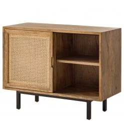 Ars manufacti Kommode Vina II - Mango massiv / Wiener Geflecht - Mango / Schwarz -Wohnzimmermöbel boutique en ligne 1000178080 200323 13584400024 DETAILS P000000001000178080