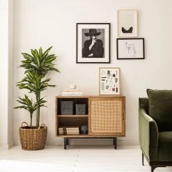 Ars manufacti Kommode Vina II - Mango massiv / Wiener Geflecht - Mango / Schwarz -Wohnzimmermöbel boutique en ligne 1000178080 200324 13595400007 MOOD DETAILS P000000001000178080 mood