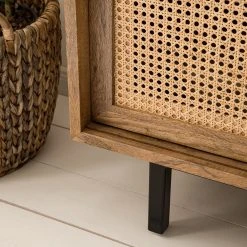 Ars manufacti Kommode Vina II - Mango massiv / Wiener Geflecht - Mango / Schwarz -Wohnzimmermöbel boutique en ligne 1000178080 200324 13595400008 MOOD DETAILS P000000001000178080 mood