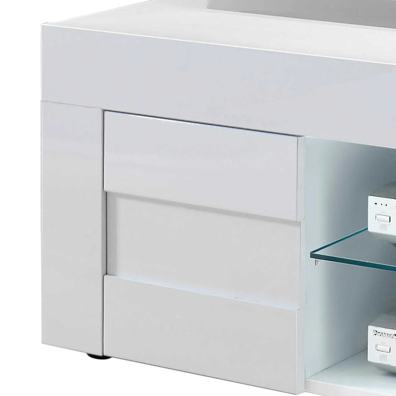 LC Spa TV-Lowboard Easy - Hochglanz Weiß - Breite: 138 cm 5 LC Spa TV-Lowboard Easy - Hochglanz Weiß - Breite: 138 cm – Bild 5