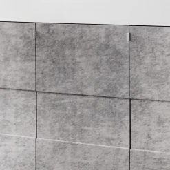 LC Spa Sideboard Easy I - Hochglanz Weiß / Beton Dekor -Wohnzimmermöbel boutique en ligne 1000178264 201029 08524400569 DETAILS P000000001000178264