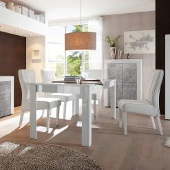 LC Spa Highboard Easy - Hochglanz Weiß / Beton Dekor 11 LC Spa Highboard Easy - Hochglanz Weiß / Beton Dekor -Wohnzimmermöbel boutique en ligne 1000178272 201029 08545100601 MOOD DETAILS P000000001000178272 mood