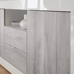 LC Spa Sideboard Urbino I - Hellgrau / Weiß -Wohnzimmermöbel boutique en ligne 1000178441 201029 08582400636 DETAILS P000000001000178441