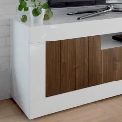 LC Spa TV-Lowboard Urbino - Hochglanz Weiß - Nussbaum Dekor / Weiß 16 LC Spa TV-Lowboard Urbino - Hochglanz Weiß - Nussbaum Dekor / Weiß -Wohnzimmermöbel boutique en ligne 1000178443 201029 08585900646 DETAILS P000000001000178443