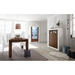 LC Spa Vitrinenschrank Urbino - Nussbaum Dekor / Weiß 16 LC Spa Vitrinenschrank Urbino - Nussbaum Dekor / Weiß -Wohnzimmermöbel boutique en ligne 1000178447 201029 09010300678 MOOD DETAILS P000000001000178447 mood