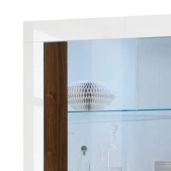 LC Spa Vitrinenschrank Urbino - Nussbaum Dekor / Weiß 18 LC Spa Vitrinenschrank Urbino - Nussbaum Dekor / Weiß -Wohnzimmermöbel boutique en ligne 1000178447 201029 09011000680 DETAILS P000000001000178447