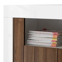 LC Spa Kommode Urbino - Nussbaum Dekor / Weiß -Wohnzimmermöbel boutique en ligne 1000178451 201029 09035300726 DETAILS P000000001000178451