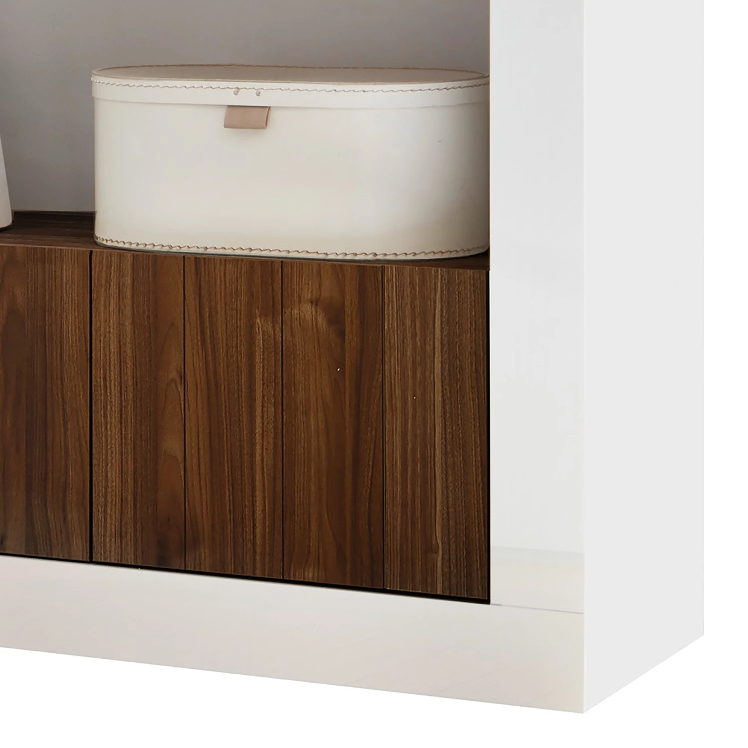 LC Spa Regal Urbino - Nussbaum Dekor / Weiß 7 LC Spa Regal Urbino - Nussbaum Dekor / Weiß – Bild 7