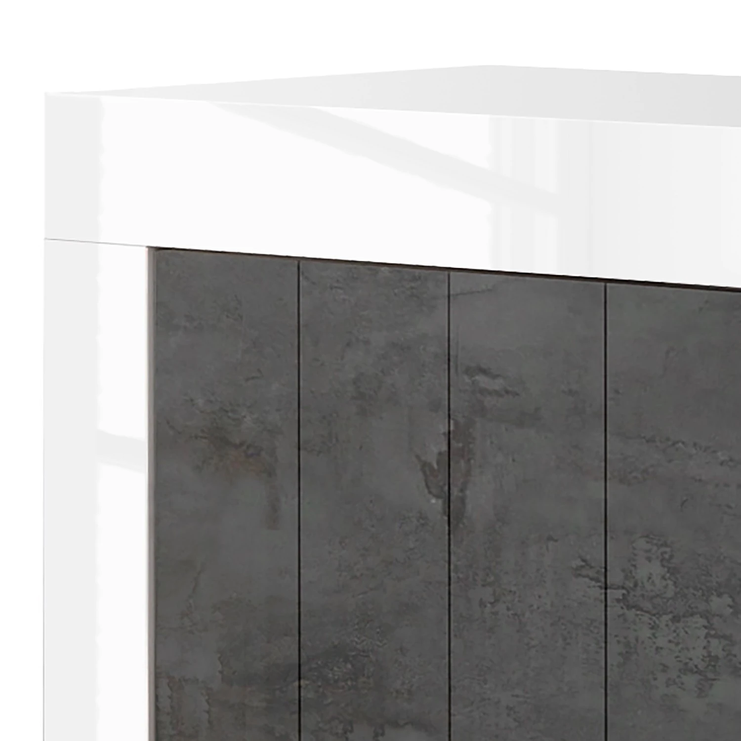 LC Spa Sideboard Urbino I - Dunkelgrau / Weiß 4 LC Spa Sideboard Urbino I - Dunkelgrau / Weiß – Bild 4