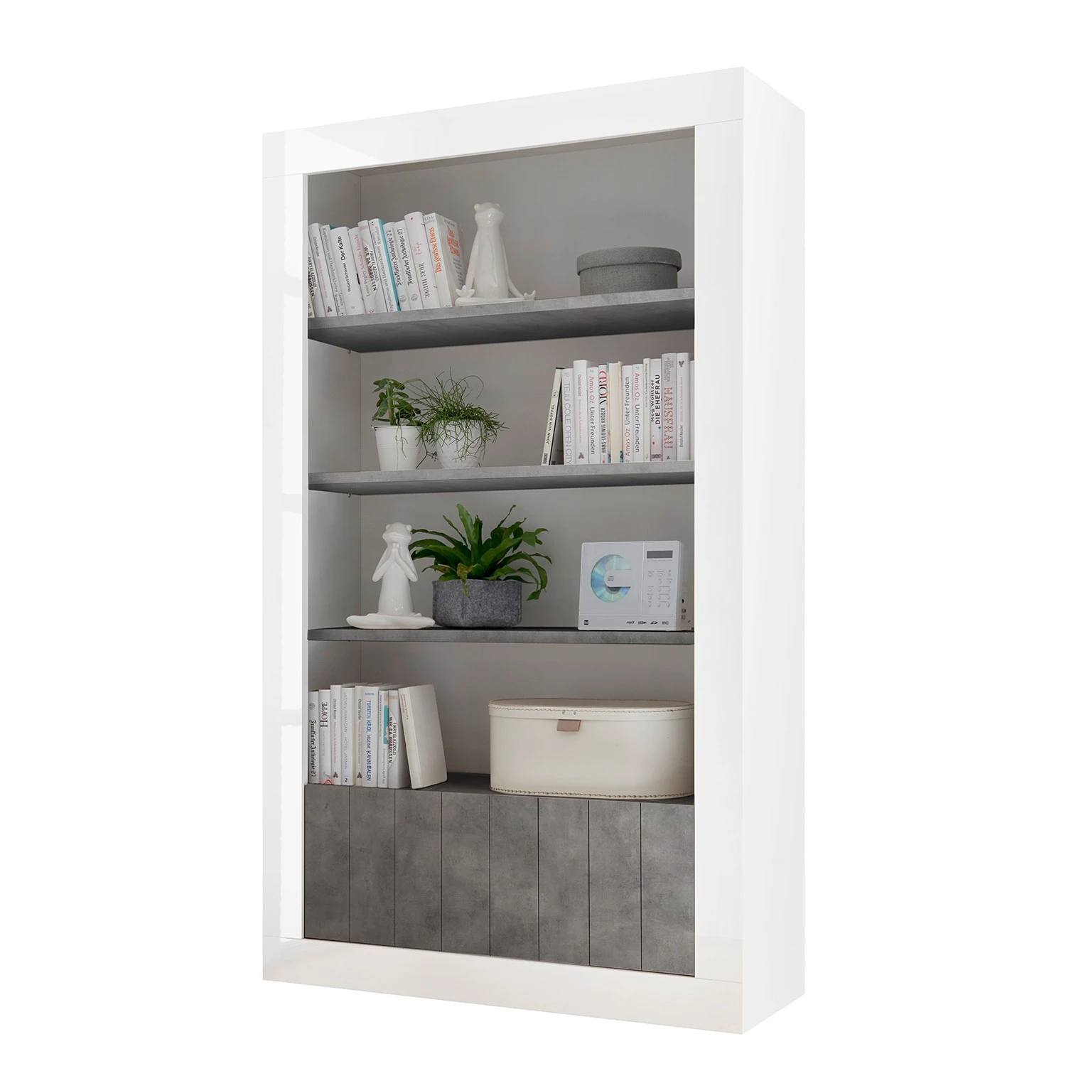 LC Spa Regal Urbino - Beton Dekor / Weiß 1 LC Spa Regal Urbino - Beton Dekor / Weiß