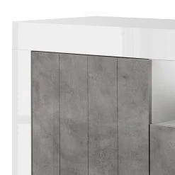 LC Spa Sideboard Urbino I - Beton Dekor / Weiß -Wohnzimmermöbel boutique en ligne 1000178460 201029 09082100799 DETAILS P000000001000178460