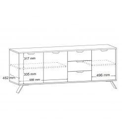 LC Spa Sideboard Palma III - Pero Dekor -Wohnzimmermöbel boutique en ligne 1000178604 190703 13284700021 SKETCH GALLERYIMAGES P000000001000178604 sketch