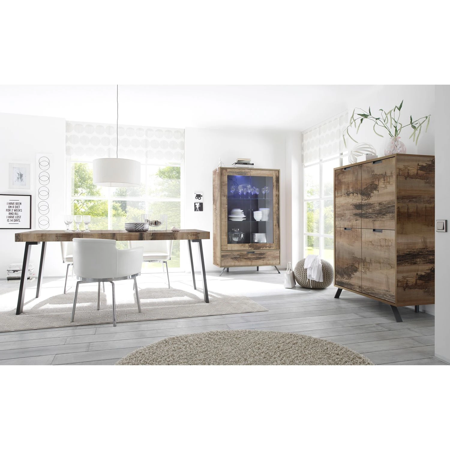 LC Spa Vitrinenschrank Palma - Pero Dekor 3 LC Spa Vitrinenschrank Palma - Pero Dekor – Bild 3