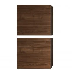 LC Spa Wohnwand Infinity I (4-teilig) - Weiß / Nussbaum dunkel Dekor -Wohnzimmermöbel boutique en ligne 1000178623 190807 06302700045 DETAILS P000000001000178623