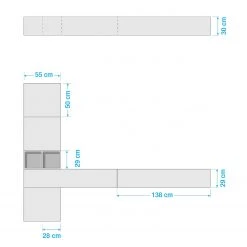 LC Spa Wohnwand Infinity III (7-teilig) - Beton Dekor / Graphit -Wohnzimmermöbel boutique en ligne 1000178624 190807 06302700051 SKETCH DETAILS P000000001000178624 sketch
