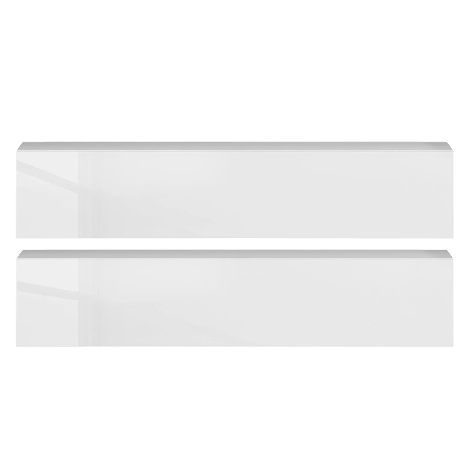 LC Spa Wohnwand Infinity III (7-teilig) - Weiß / Nussbaum dunkel Dekor 3 LC Spa Wohnwand Infinity III (7-teilig) - Weiß / Nussbaum dunkel Dekor – Bild 3