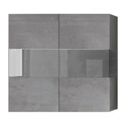 LC Spa Wohnwand Infinity IX (5-teilig) - Weiß / Beton Dekor -Wohnzimmermöbel boutique en ligne 1000178641 190807 06303200136 DETAILS P000000001000178641