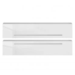 LC Spa Wohnwand Infinity IX (5-teilig) - Weiß / Nussbaum hell Dekor -Wohnzimmermöbel boutique en ligne 1000178647 190807 06303400171 DETAILS P000000001000178647