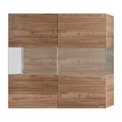 LC Spa Wohnwand Infinity IX (5-teilig) - Weiß / Nussbaum hell Dekor -Wohnzimmermöbel boutique en ligne 1000178647 190807 06303400172 DETAILS P000000001000178647