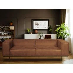 Ars manufacti Sofa Kups I (3-Sitzer) - Samt - Mischgewebe Esha: Cognac 16 Ars manufacti Sofa Kups I (3-Sitzer) - Samt - Mischgewebe Esha: Cognac -Wohnzimmermöbel boutique en ligne 1000179100 190911 09322900072 MOOD DETAILS P000000001000179100 mood