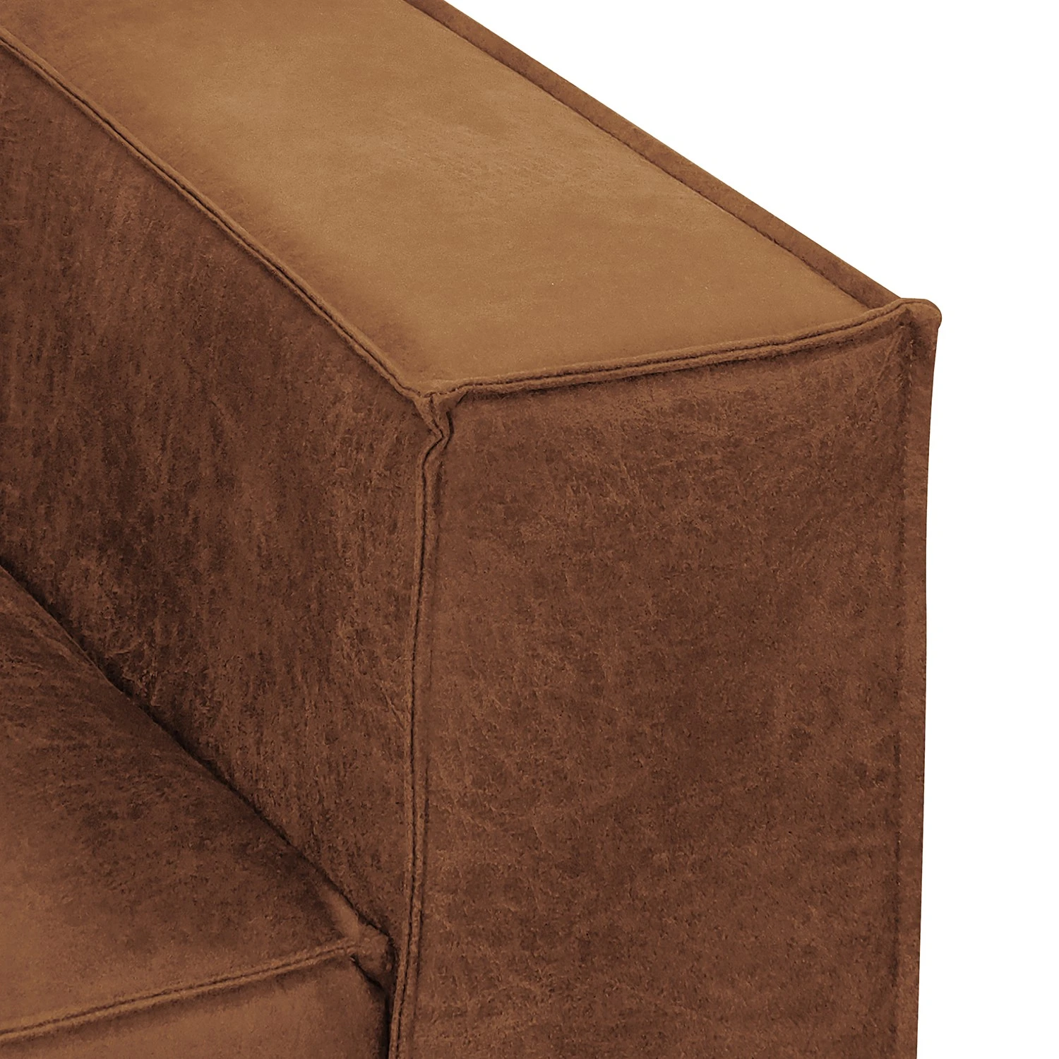 Ars manufacti Sofa Kups I (3-Sitzer) - Samt - Mischgewebe Esha: Cognac 8 Ars manufacti Sofa Kups I (3-Sitzer) - Samt - Mischgewebe Esha: Cognac – Bild 8