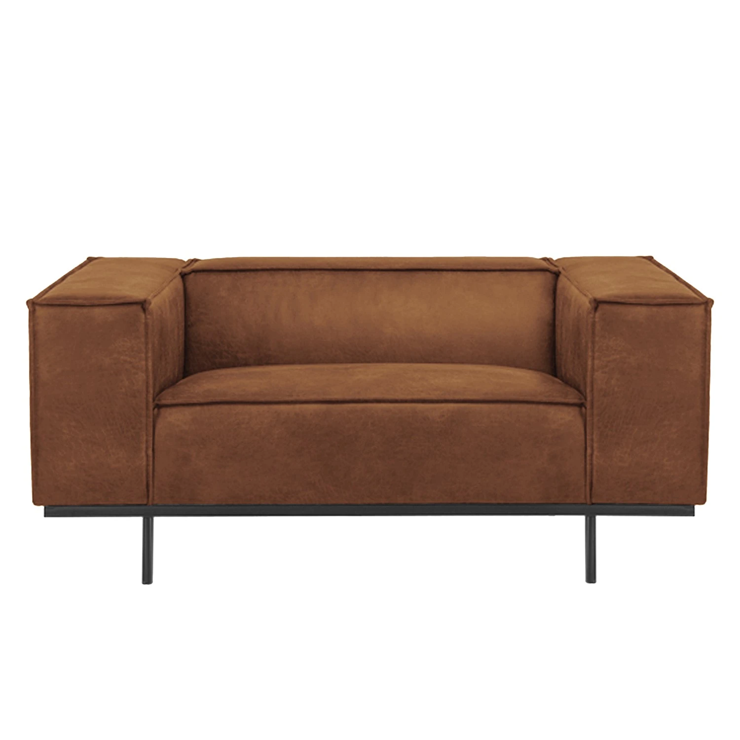 Ars manufacti Sessel Kups I - Samt - Mischgewebe Esha: Cognac 3 Ars manufacti Sessel Kups I - Samt - Mischgewebe Esha: Cognac – Bild 3