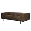 Ars manufacti Sofa Kups I (2,5-Sitzer) - Samt - Mischgewebe Esha: Nougat