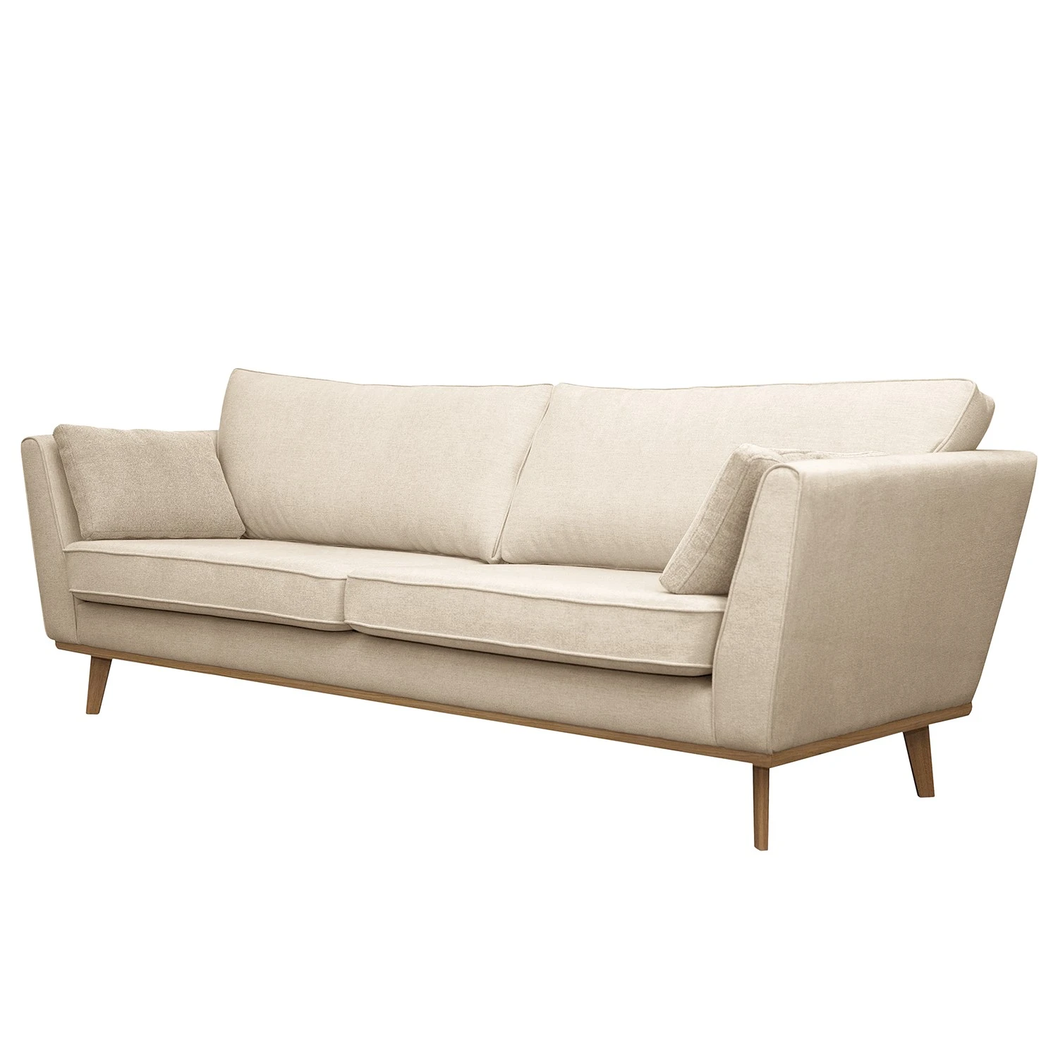 Mørteens Sofa Lauwe (3-Sitzer) - Webstoff - Creme 1 Mørteens Sofa Lauwe (3-Sitzer) - Webstoff - Creme