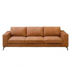 Jack & Alice Sofa Sanchez I (3-Sitzer) - Echtleder Kena: Cognac -Wohnzimmermöbel boutique en ligne 1000179227 190813 17574600026 DETAILS P000000001000179227