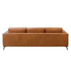 Jack & Alice Sofa Sanchez I (3-Sitzer) - Echtleder Kena: Cognac -Wohnzimmermöbel boutique en ligne 1000179227 190813 17574700028 DETAILS P000000001000179227