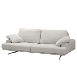 Fredriks Sofa Hendra II (3-Sitzer) - Webstoff - Webstoff Delea: Hellgrau