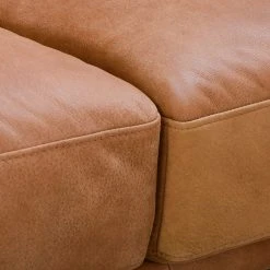 Ars manufacti Sofa Lurrip I (3-Sitzer) - Echtleder - Cognac -Wohnzimmermöbel boutique en ligne 1000179295 190813 17582900678 DETAILS P000000001000179295