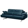 Fredriks Sofa Lurrip II (2-Sitzer) - Webstoff - Samt Onoli: Marineblau