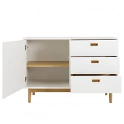 Tenzo Sideboard Svea I - Weiß / Eiche Dekor -Wohnzimmermöbel boutique en ligne 1000179412 190724 06292800165 DETAILS P000000001000179412