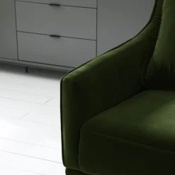 Studio Copenhagen Sofa Pouch (3-Sitzer) - Samt - Dunkelgrün -Wohnzimmermöbel boutique en ligne 1000179414 200320 15313100003 DETAILS P000000001000179414