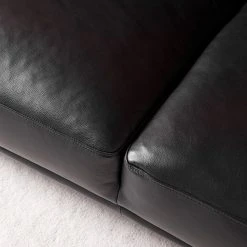 Studio Copenhagen Sofa Harlev (3-Sitzer) - Echtleder - Schwarz -Wohnzimmermöbel boutique en ligne 1000179415 200421 11333200003 DETAILS P000000001000179415