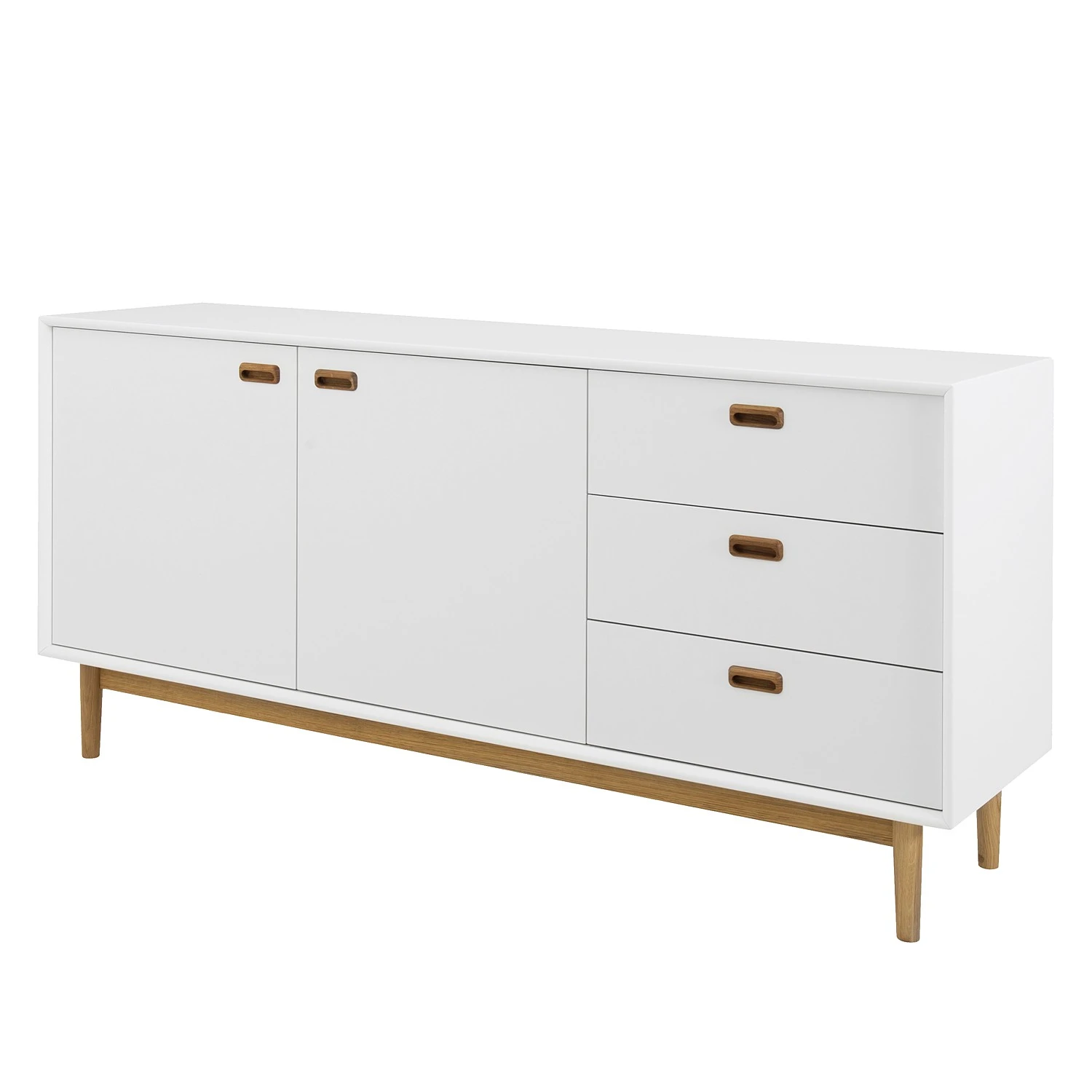 Tenzo Sideboard Svea II - Weiß / Eiche Dekor 1 Tenzo Sideboard Svea II - Weiß / Eiche Dekor