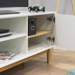 Tenzo Lowboard Svea I - Weiß / Eiche Dekor 19 Tenzo Lowboard Svea I - Weiß / Eiche Dekor -Wohnzimmermöbel boutique en ligne 1000179427 190724 06293300209 DETAILS P000000001000179427