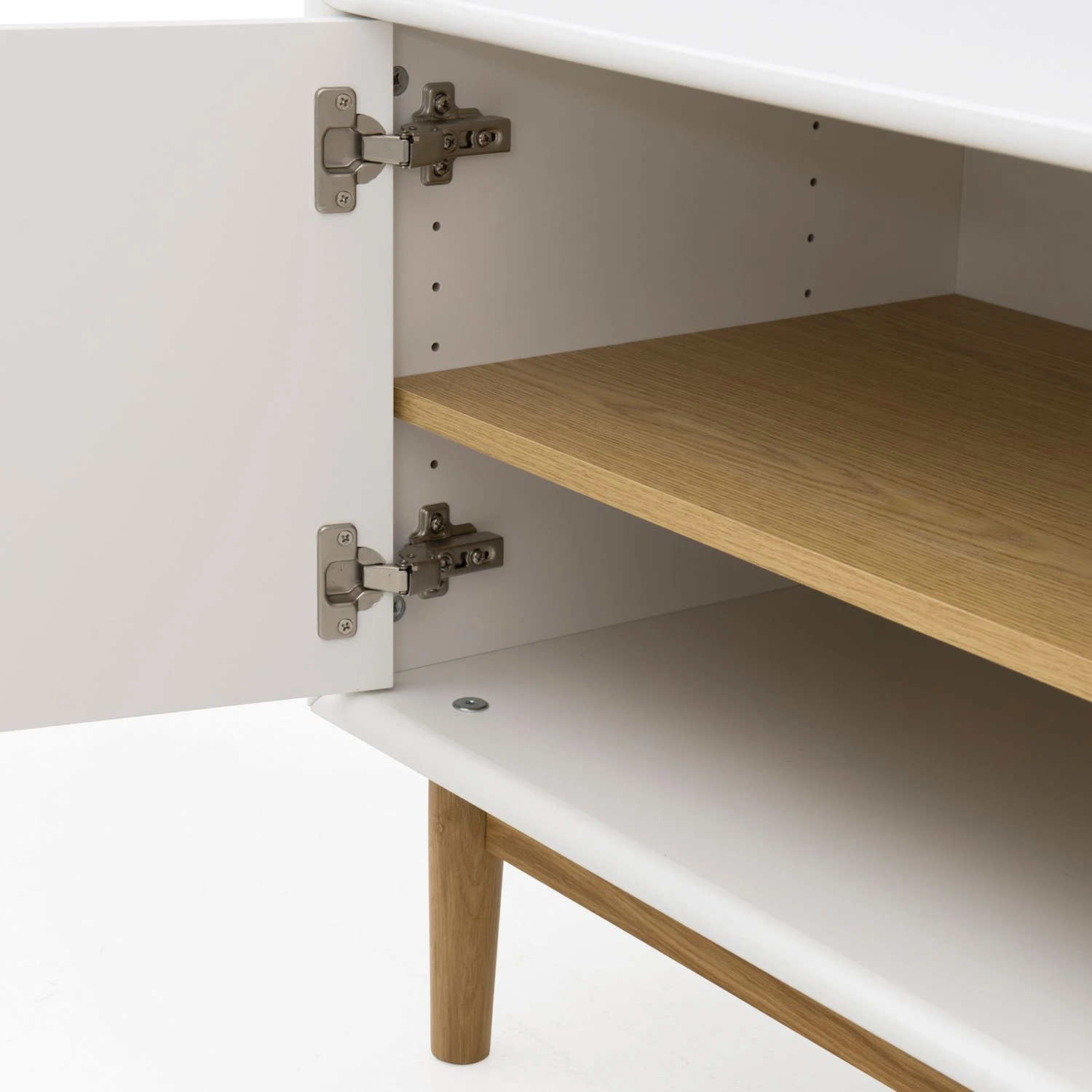 Tenzo Lowboard Svea I - Weiß / Eiche Dekor 11 Tenzo Lowboard Svea I - Weiß / Eiche Dekor – Bild 11