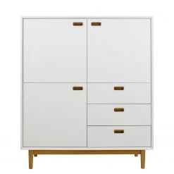 Tenzo Highboard Svea - Weiß / Eiche Dekor 13 Tenzo Highboard Svea - Weiß / Eiche Dekor -Wohnzimmermöbel boutique en ligne 1000179428 190724 06293500224 DETAILS P000000001000179428