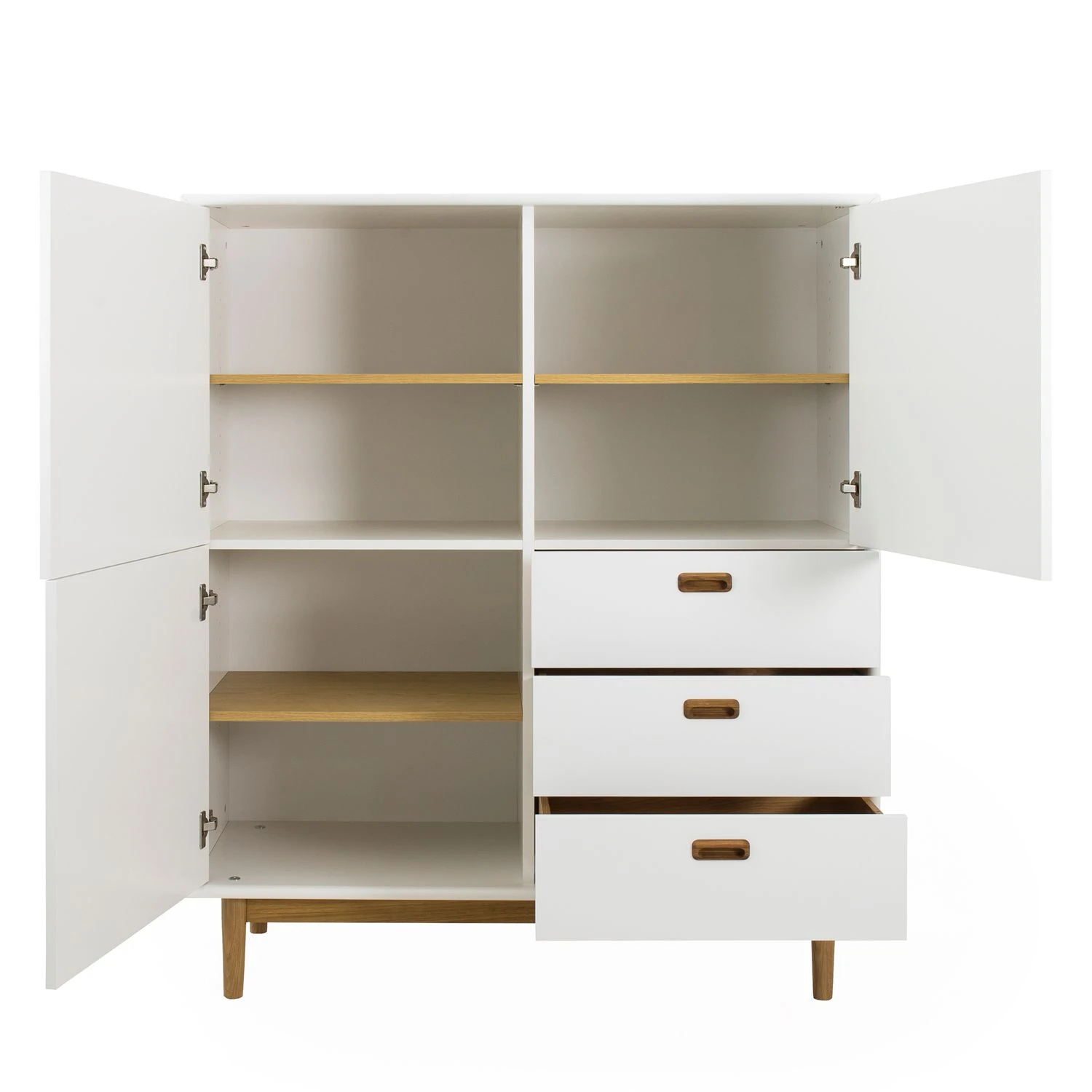 Tenzo Highboard Svea - Weiß / Eiche Dekor 7 Tenzo Highboard Svea - Weiß / Eiche Dekor – Bild 7