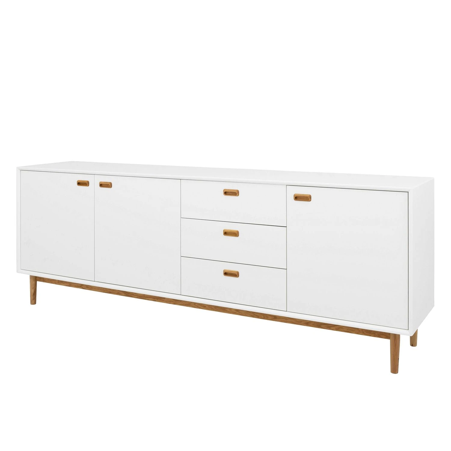 Tenzo Sideboard Svea III - Weiß / Eiche Dekor 1 Tenzo Sideboard Svea III - Weiß / Eiche Dekor